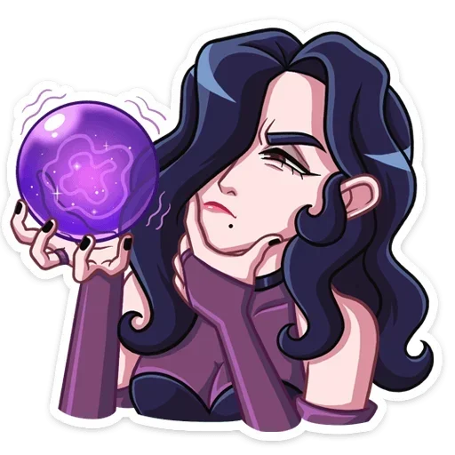 🔮 Стикер «Лавиния без надписей» для Telegram