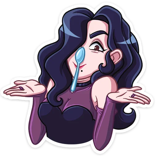 🤷‍♀️ Стикер «Лавиния» для Telegram