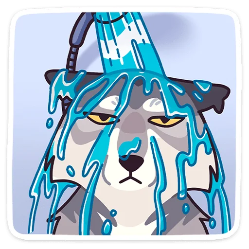 🛁 Стикер «Лаврентий» для Telegram