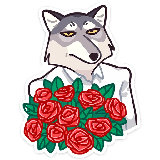 🌹 Стикер «Лаврентий» для Telegram