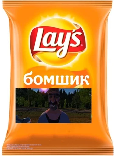 🌟 Стикер «Мемный лейс» для Telegram