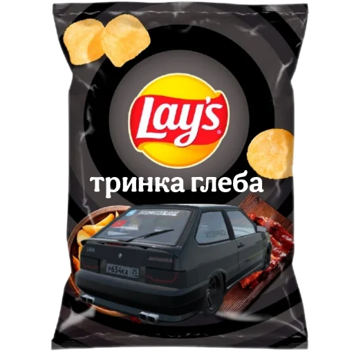 🚗 Стикер «Мемный лейс» для Telegram