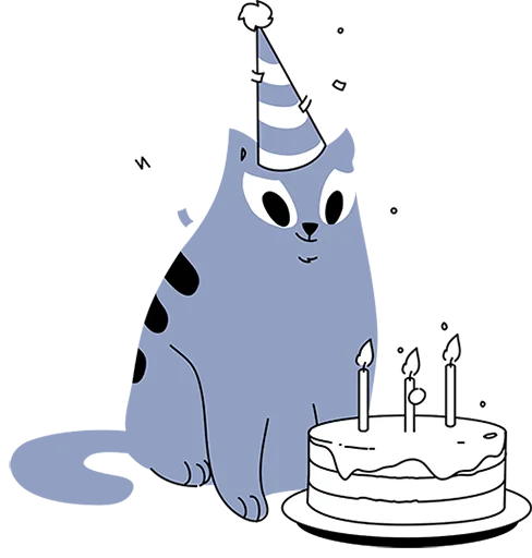 🥳 Стикер «Lazuritcat» для Telegram