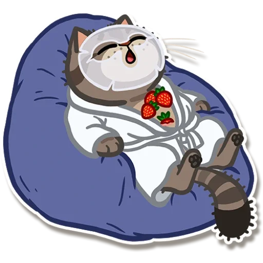 ☺️ Стикер «Lazy BamBam» для Telegram