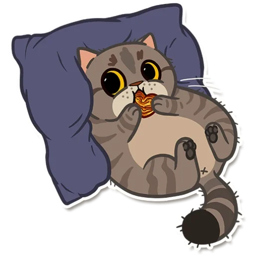 🤫 Стикер «Lazy BamBam» для Telegram