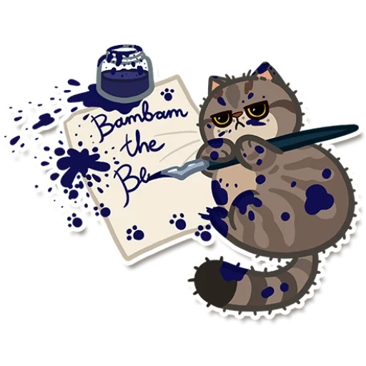 🤓 Стикер «Lazy BamBam» для Telegram