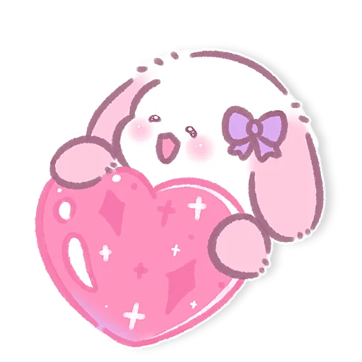 🩷 Стикер «Lazy Bunny» для Telegram