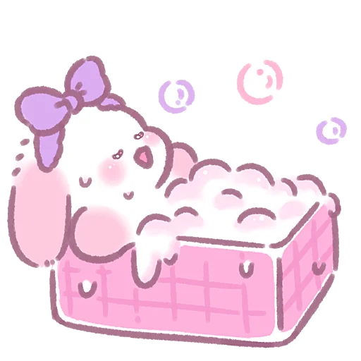🛁 Стикер «Lazy Bunny» для Telegram
