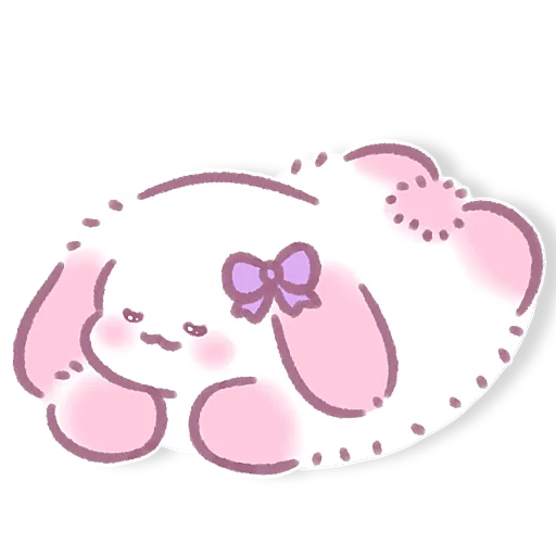 🩷 Стикер «Lazy Bunny» для Telegram