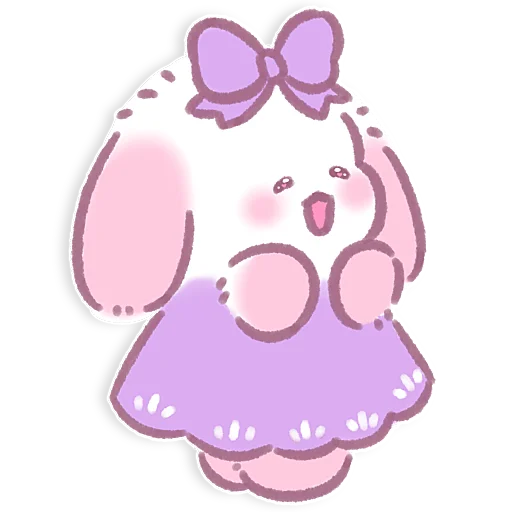 🩷 Стикер «Lazy Bunny» для Telegram