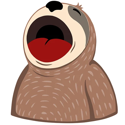 😮 Стикер «Ленивый фрилансер» для Telegram