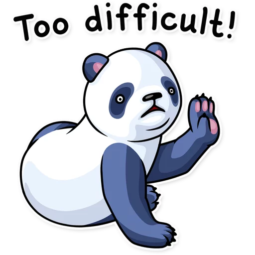 ✋ Стикер «Lazy Panda» для Telegram