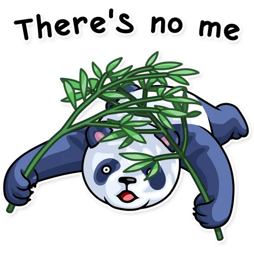 🙆 Стикер «Lazy Panda» для Telegram