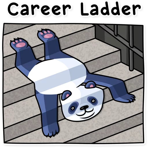 💼 Стикер «Lazy Panda» для Telegram
