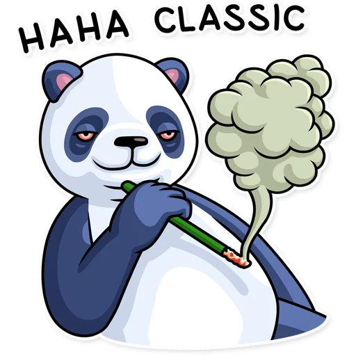 😄 Стикер «Lazy Panda» для Telegram