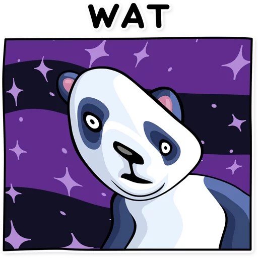 ❓ Стикер «Lazy Panda» для Telegram