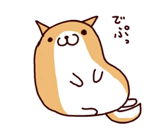 🐶 Стикер «Lazy Shiba» для Telegram