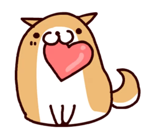 🐶 Стикер «Lazy Shiba» для Telegram