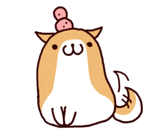 🐶 Стикер «Lazy Shiba» для Telegram