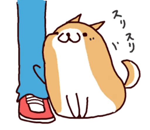 🐶 Стикер «Lazy Shiba» для Telegram