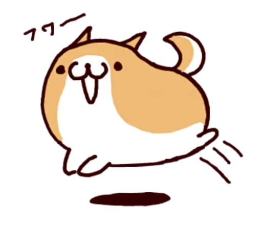 🐶 Стикер «Lazy Shiba» для Telegram