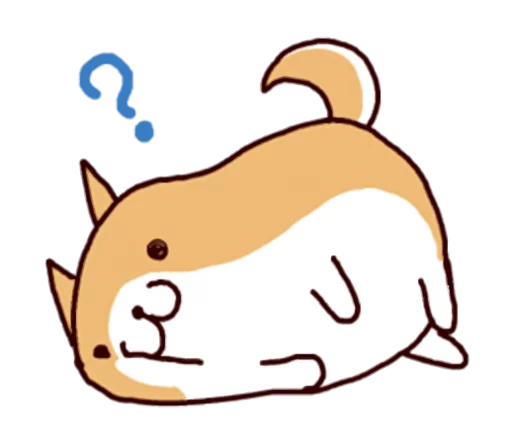 🐶 Стикер «Lazy Shiba» для Telegram