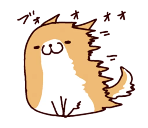 🐶 Стикер «Lazy Shiba» для Telegram