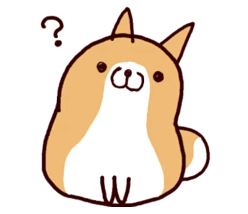 🐶 Стикер «Lazy Shiba» для Telegram