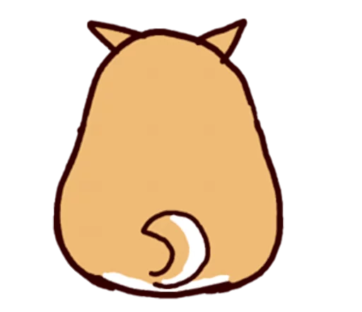 🐶 Стикер «Lazy Shiba» для Telegram