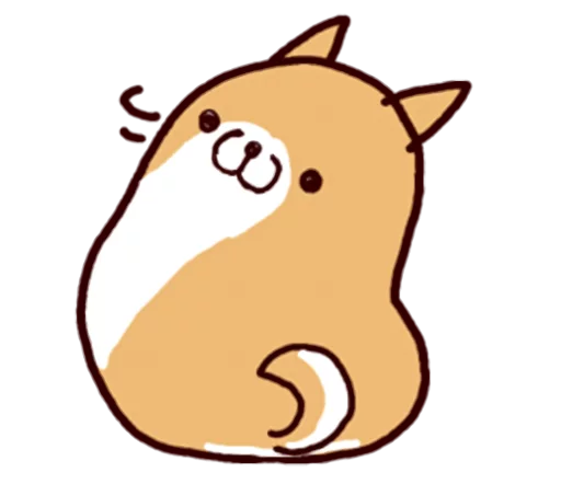 🐶 Стикер «Lazy Shiba» для Telegram