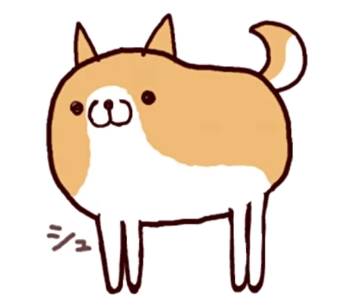 🐶 Стикер «Lazy Shiba» для Telegram