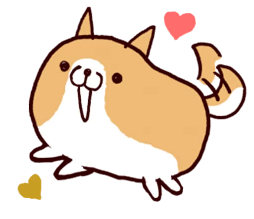 🐶 Стикер «Lazy Shiba» для Telegram