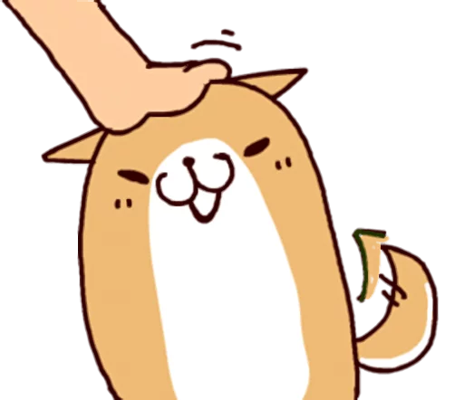 🐶 Стикер «Lazy Shiba» для Telegram
