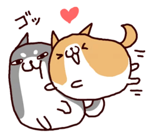 Стикерпак Lazy Shiba для Telegram — скачать