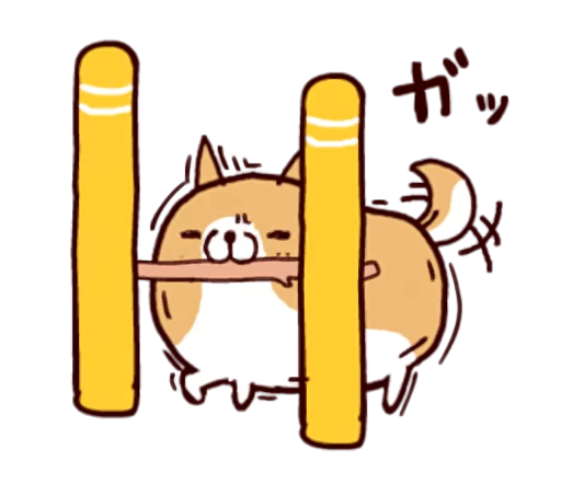 🐶 Стикер «Lazy Shiba» для Telegram
