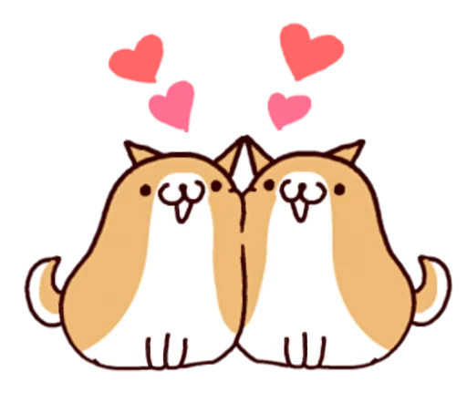 🐶 Стикер «Lazy Shiba» для Telegram