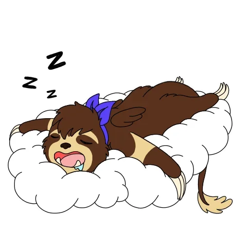 😜 Стикер «Lazy Sloth» для Telegram