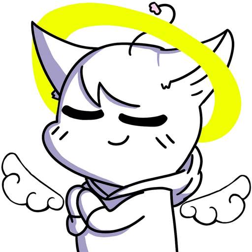 😇 Стикер «Фёдор ленивый песец» для Telegram