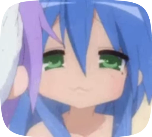 🌫 Стикер «konata lucky star» для Telegram