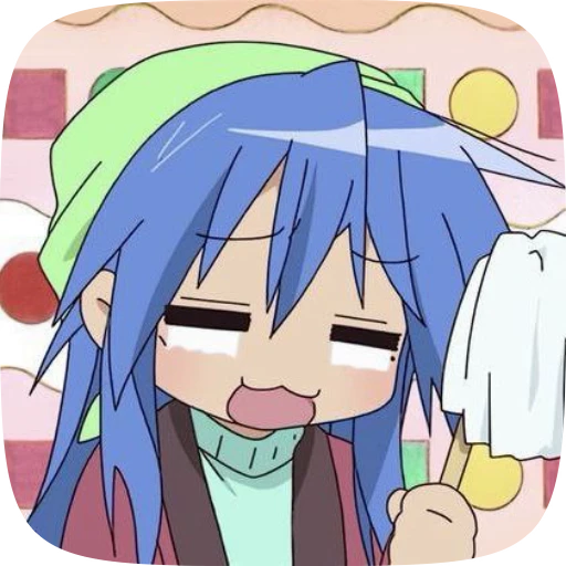 🌫 Стикер «konata lucky star» для Telegram