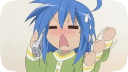 🌫 Стикер «konata lucky star» для Telegram