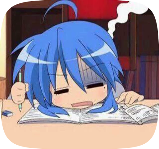 🌫 Стикер «konata lucky star» для Telegram