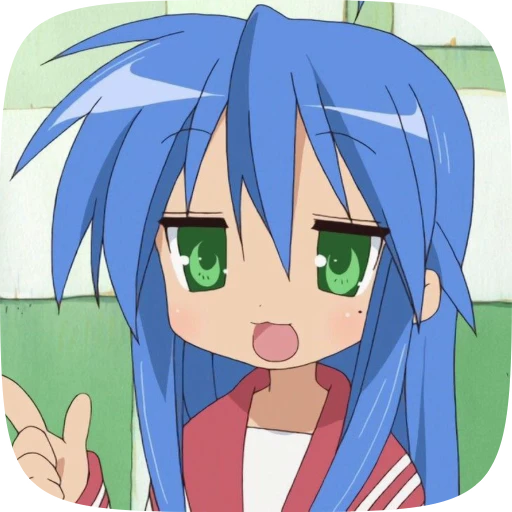 🌫 Стикер «konata lucky star» для Telegram