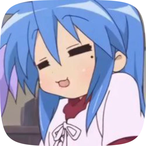🌫 Стикер «konata lucky star» для Telegram