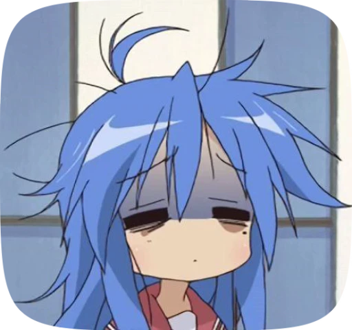 🌫 Стикер «konata lucky star» для Telegram