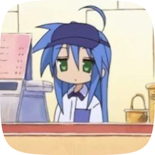 🌫 Стикер «konata lucky star» для Telegram