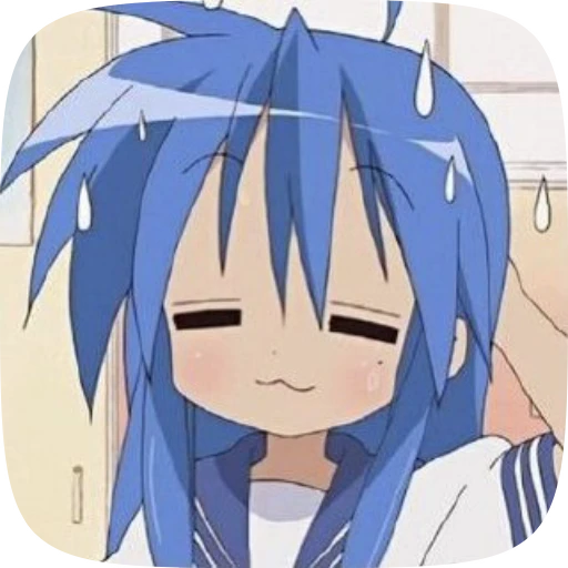 🌫 Стикер «konata lucky star» для Telegram