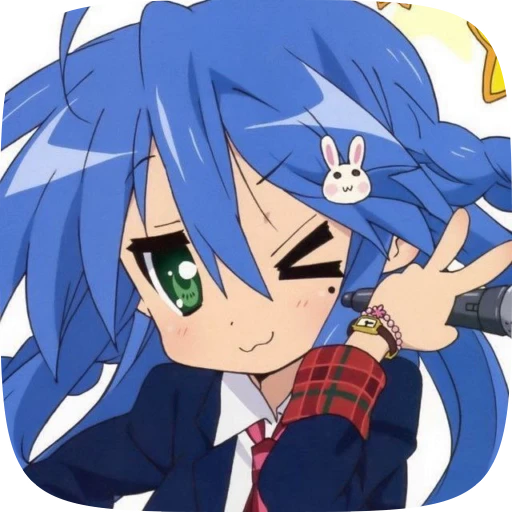 🌫 Стикер «konata lucky star» для Telegram