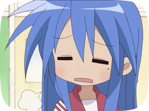 🌫 Стикер «konata lucky star» для Telegram