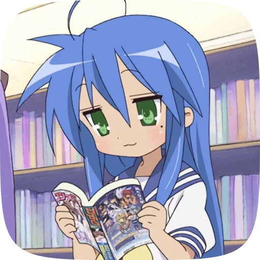 🌫 Стикер «konata lucky star» для Telegram
